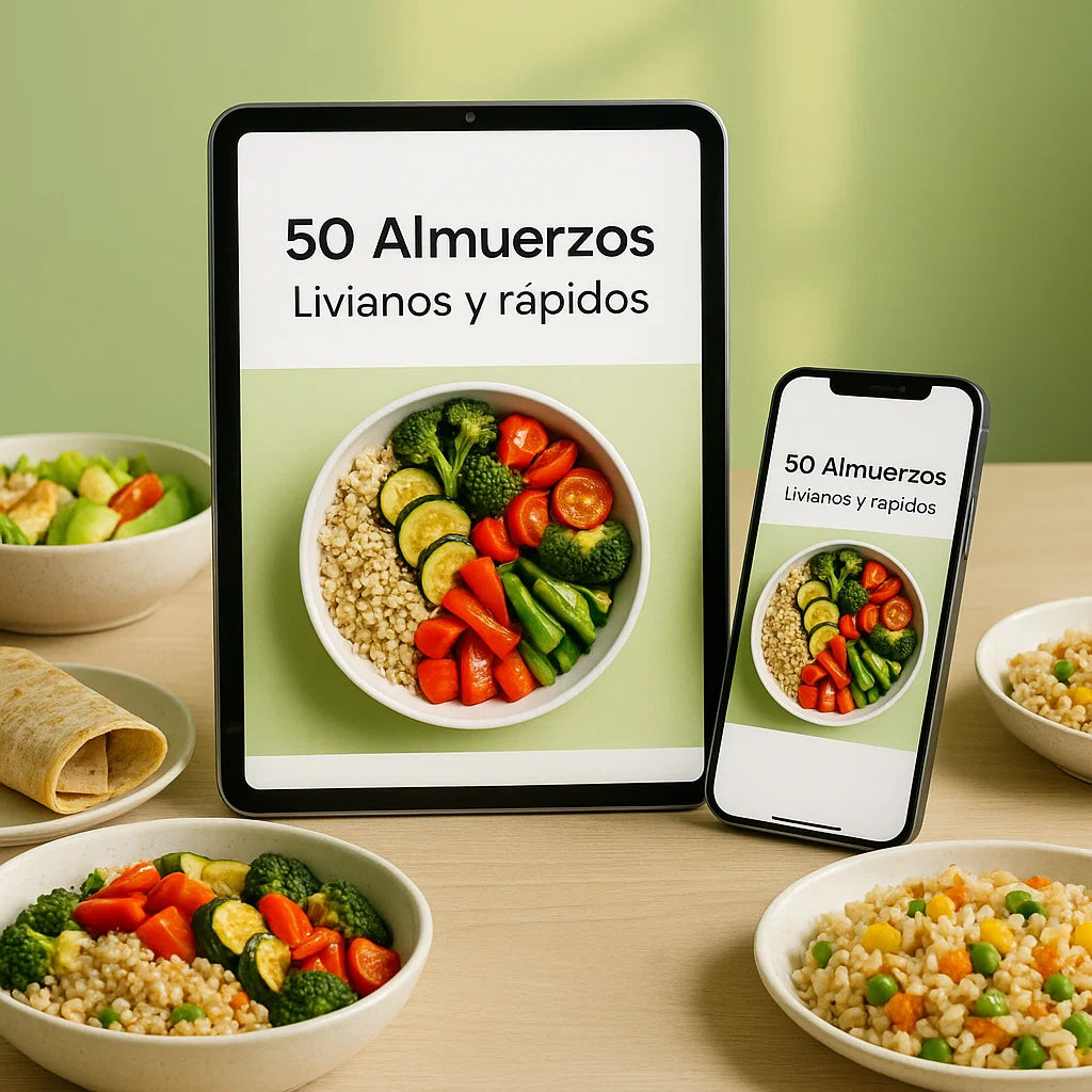🥗 50 Almuerzos Livianos y Rápidos